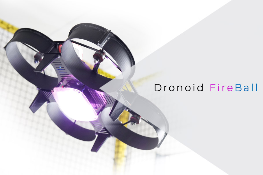 Formacja dronów Fireball firmy Spartaqs