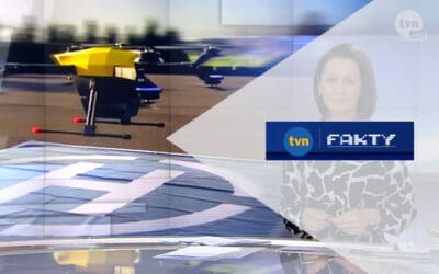 Hermes V8MT dronoid on the TVN Fakty broadcast