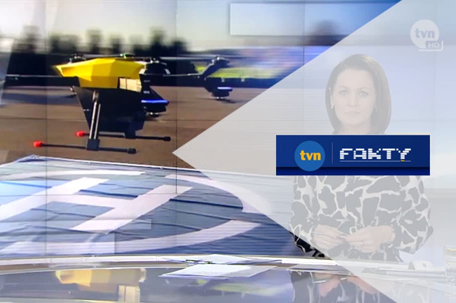 Dronoid Hermes V8MT na TVN Fakta