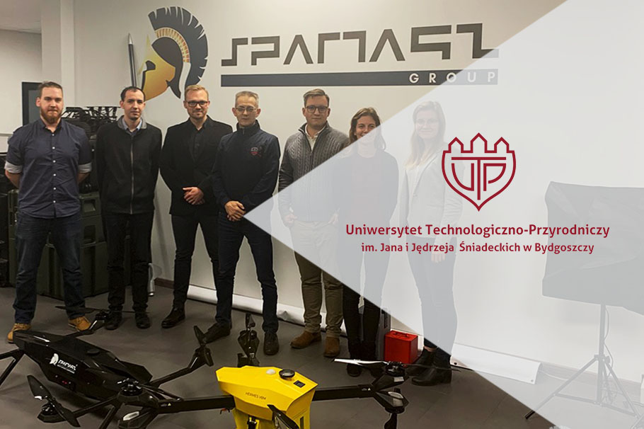 Representatives of the University of Technology and Life Sciences in Bydgoszcz in Spartaqs