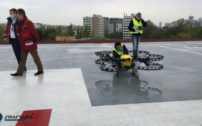 5 lat od pierwszego medycznego transportu dronem Hermes V8MT Warszawą