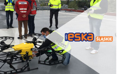 Portal Radia Eska Śląsk o dronoidach Spartaqs do walki z SARS-CoV-2