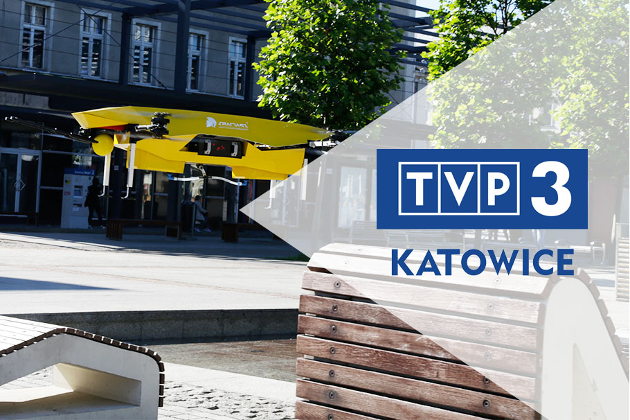 Platformy bezzałogowe Spartaqs w głównym wydaniu aktualności TVP3 Katowice