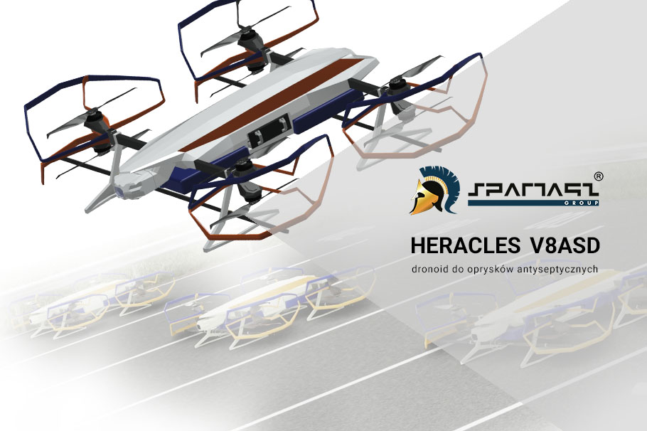 Zakończył się kolejny etap testów nad prototypową platformą dronoida Heracles V8ASD