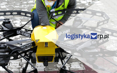Portál logistyka.rp.pl o letu dronoidu Hermes V8MT a technologické připravenosti Polska na bezpečné lety BSP