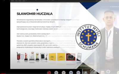 Sławomir Huczała talks about the work of a constructor in Poland during the European Schuman Festival