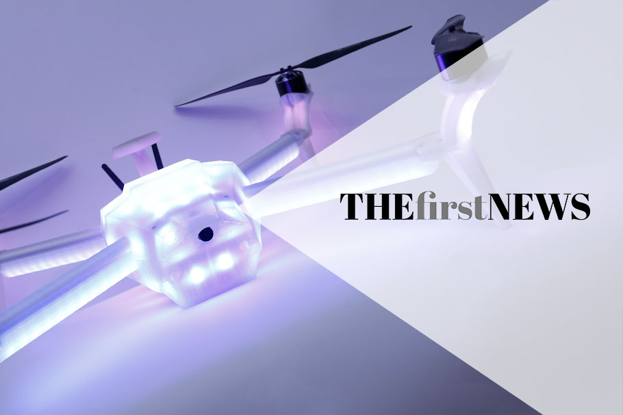 Invisible Prometheus dronoid designed by Spartaqs in The First News