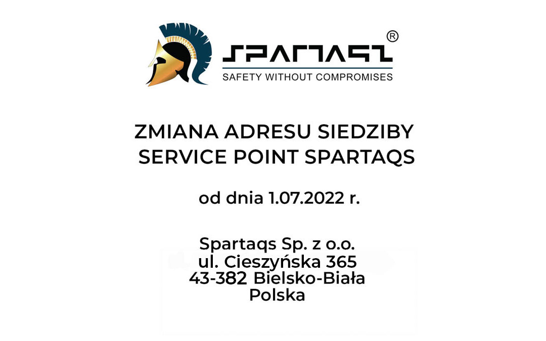 Spartaqs Service Point has changed its address
