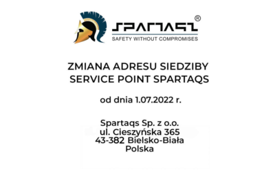  Zmiana adresu Service Point Spartaqs