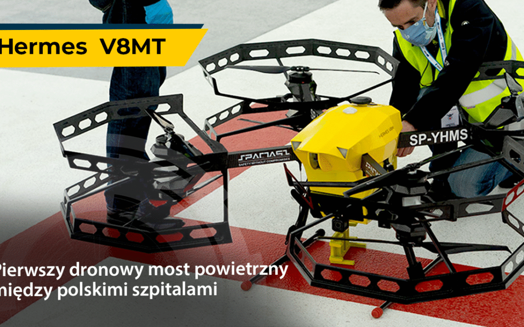 Dronoid Hermes V8MT – dronowy most powietrzny nad Warszawą